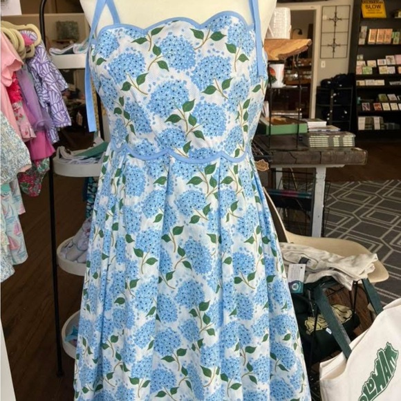 Entro Light Blue Floral Eyelet Matching Set main image 0
